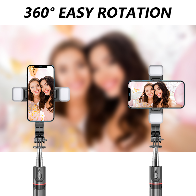 Mobile phone Bluetooth Selfie Stick Tripod