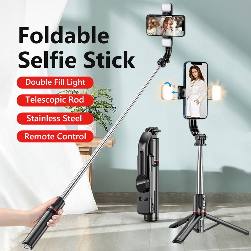 Mobile phone Bluetooth Selfie Stick Tripod